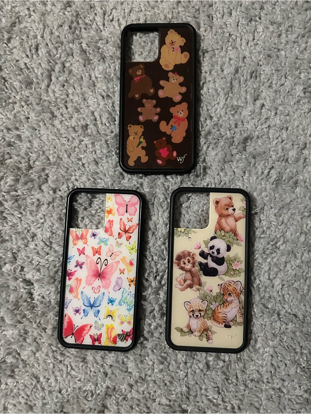 Set of 3 iPhone 12 Pro Max Wallflower Phone Cases